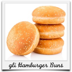 Ros Hamburger Bun - 100 g - Pane per Hamburger